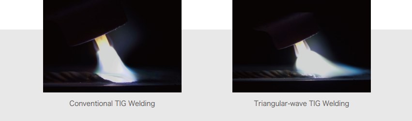 Conventional and triangular-wave TIG welding - Megmeet RevoTig DC HF TIG Welders 315/400/500A